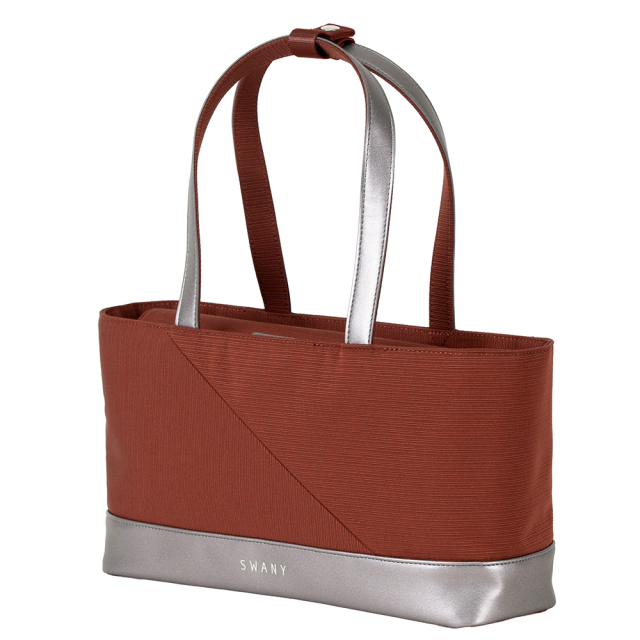 A-705 KANTOU Square tote M 灰 / 浅紫 / 紅絹