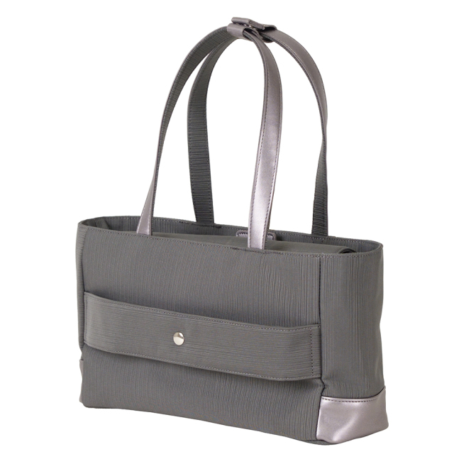 A-705 KANTOU Square tote M 灰 / 浅紫 / 紅絹