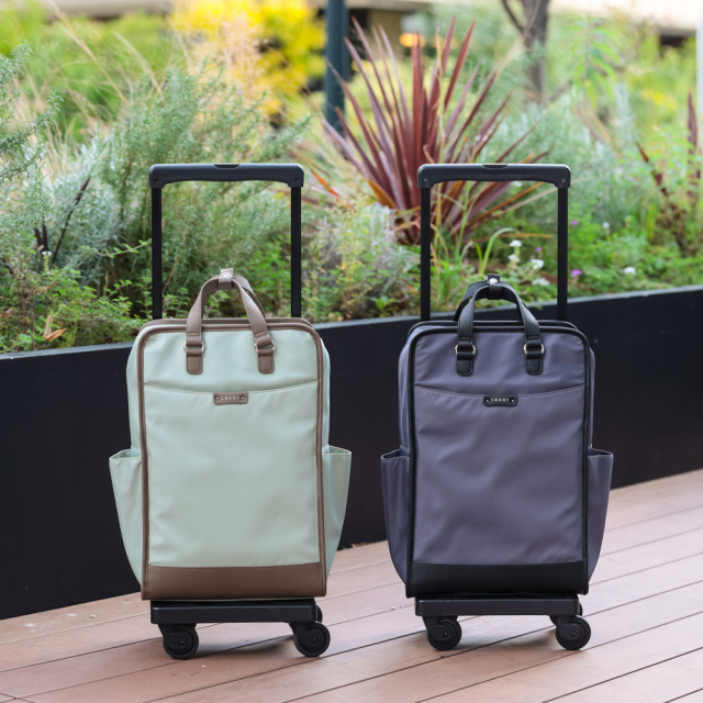 D-707 ベール L21 セージ / チャコールグレー <T2キャスター・4輪ストッパー付>