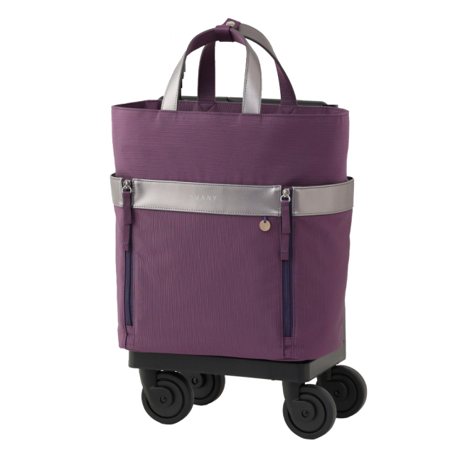 D-671 KANTOU(間道) M18 灰 / 浅紫 / 紅絹 <T2キャスター・4輪