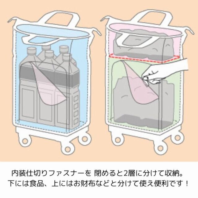 D-630 ポルド (L21) ブラック×レッド <T2キャスター・4輪ストッパー付