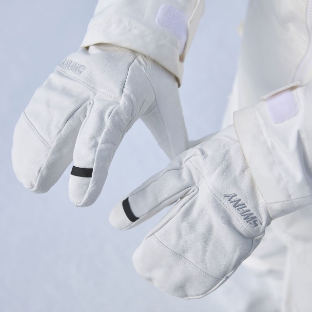 クロワッさん ゴアテックスレザースキーグローブ Valcan(ユニセックス）SWANY GLOVES