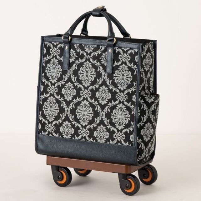 D-543 ダマスコ (M18) ブラック <4輪ストッパー付> 【アウトレット】