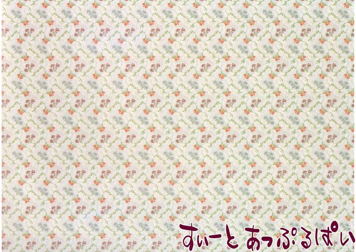 【クリックポスト可】【1/12サイズ】【スペイン製】　ドールハウス用壁紙  WM34501
