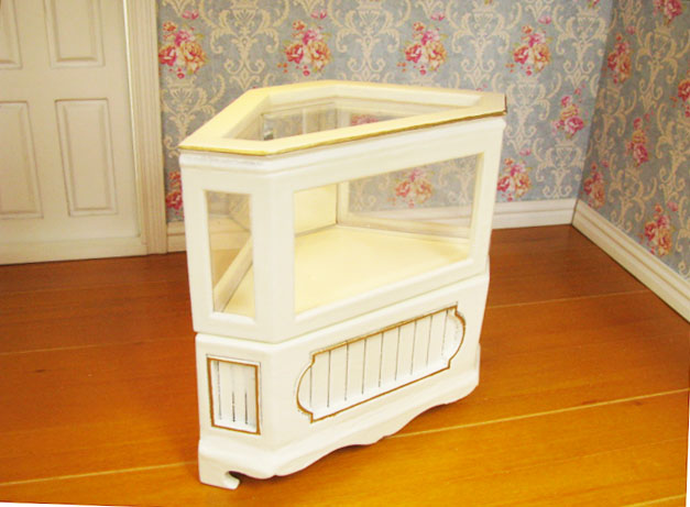 【レディアンのお店屋さん】ディスプレイ コーナーカウンター ホワイトゴールド　LA1898GPB