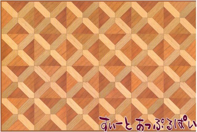 【クリックポスト可】【スペイン製】　ドールハウス用フローリングシート　 280 x182mm　WM34604