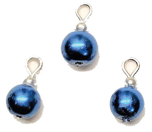 パールオーナメント ロイヤルブルー 3個セット CLD209