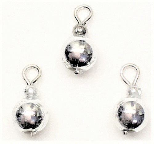 オーナメント シャイニーシルバー 3個セット CLD210