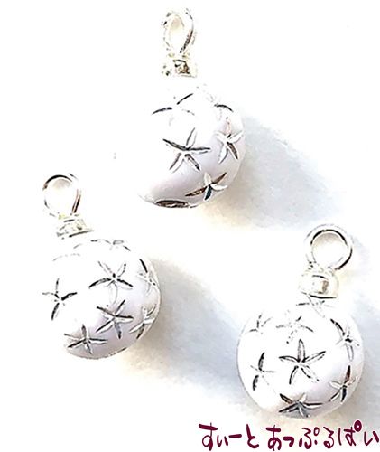オーナメント ホワイトスターダスト 3個セット CLD2114