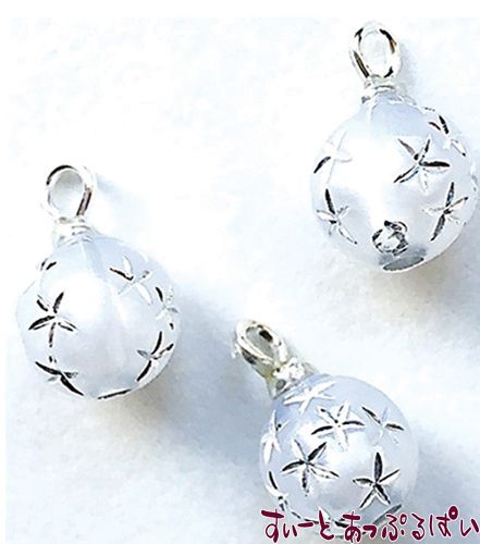 オーナメント シルバースターダスト 3個セット CLD2117
