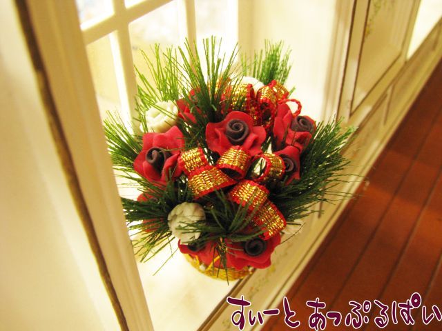 レッドローズのドラムアレンジメント BDCP002