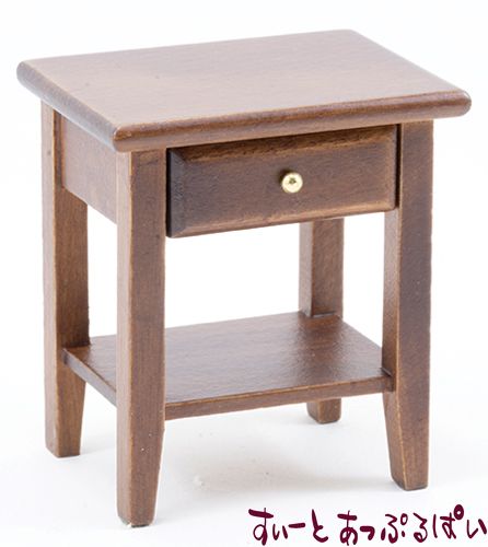 ナイトスタンド　ウォールナット　CLA10096