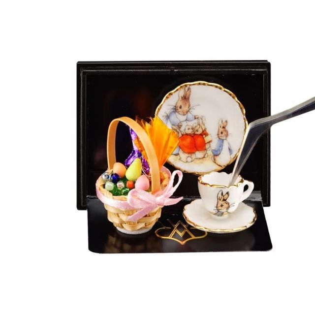 ⭐️稀少⭐️ピーターラビット⭐️ロイターポーセリン⭐️ミニチュア陶器⭐️掛け時計⭐️ ⭐️稀少⭐️ピーターラビット⭐️ロイターポーセリン