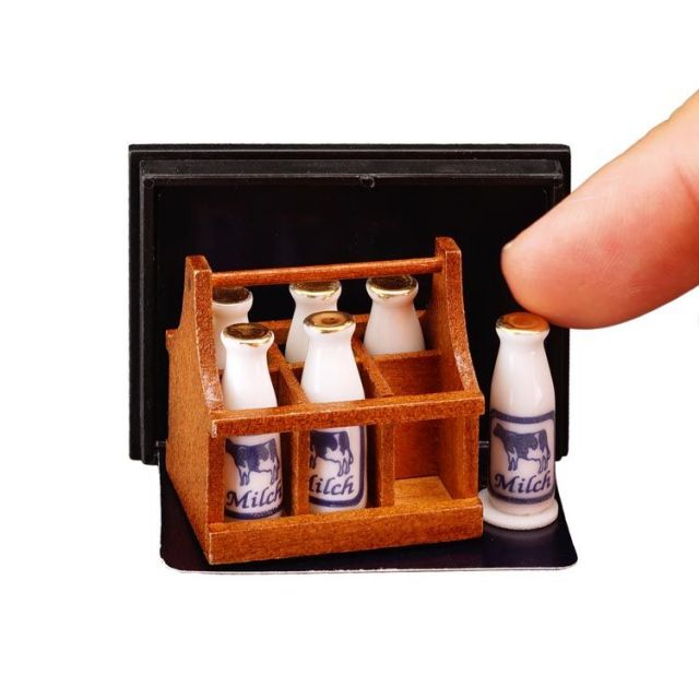 ロイターミニチュア】 ミルクボトルクレート RP1413-5