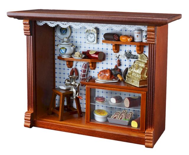 ロイターミニチュア】 ウォールピクチャーボックス ブッチャーショップ