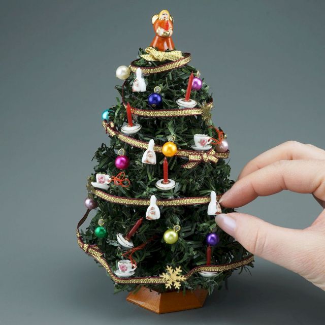 ドイツ・フッチエンロイタークリスマスイヤーオーナメント5個