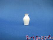 【クリックポスト可】陶器の白い花瓶　その１　スリム型　SMSCV1