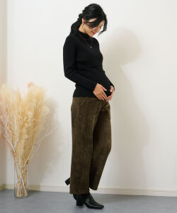 マタニティリブパンツ