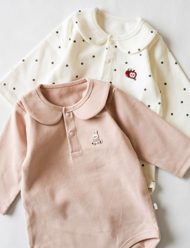 mocmof ワンポイントボディスーツ | マタニティウェア・授乳服の