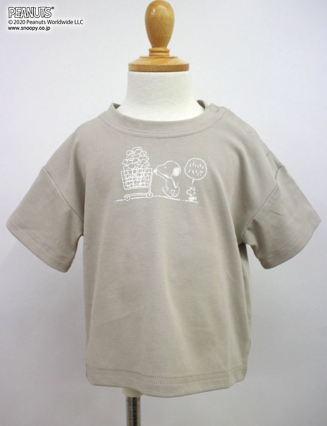 スウィートマミー × スヌーピーコラボ 素肌思いプリントT スヌーピー