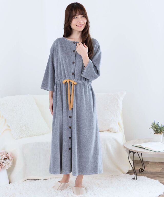 素肌思いパジャマ 前開きべっ甲調ボタン マタニティパジャマ 産前産後