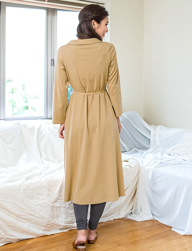 素肌思いパジャマ 前開き ローカラー マタニティパジャマ 産前産後兼用 スウィートマミー本店