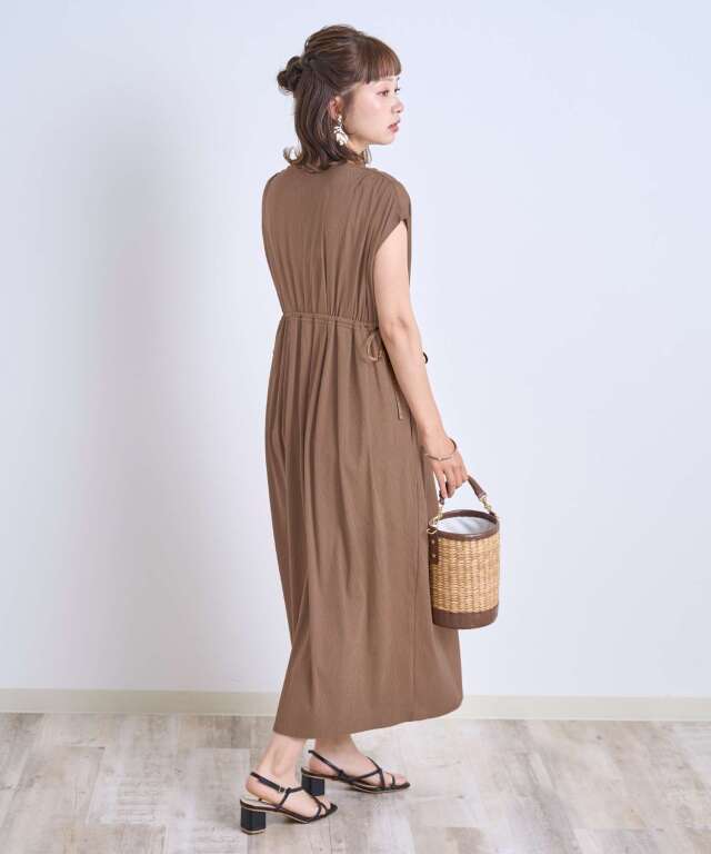 カシュクールきれいめワンピース マタニティ 授乳服 産後も