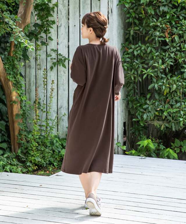 ウエストベルトワンピース 着方4WAY 授乳服マタニティウェア 産前産後