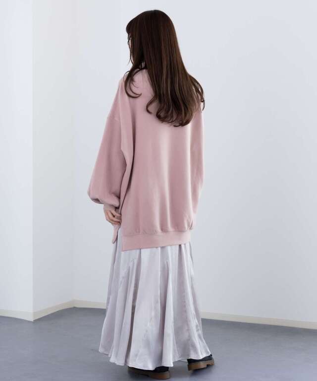 ボトルネックトップス 授乳服マタニティウェア 産前産後兼用