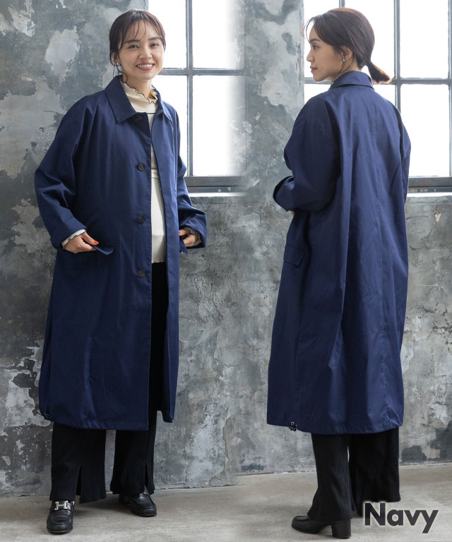 クレンゼ 抗菌・抗ウイルス素材 男女兼用3WAYコート 産前産後兼用