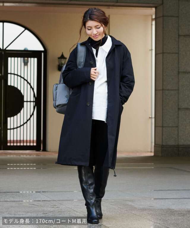 ステンカラーコート＆ベビーケープ 2点セット 3WAY クレンゼ 抗菌・抗