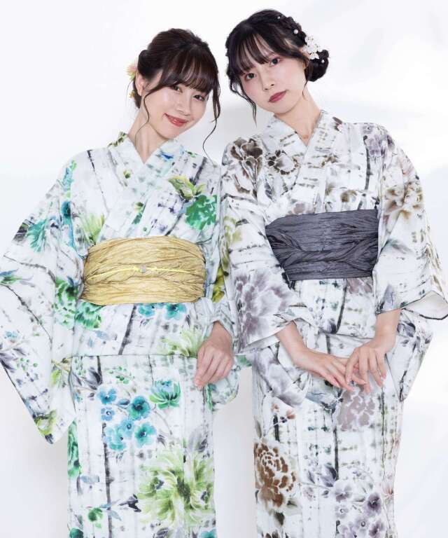 浴衣 6点セット(ゆかた・兵児帯・下駄・着付け説明書・腰ひも・保管袋