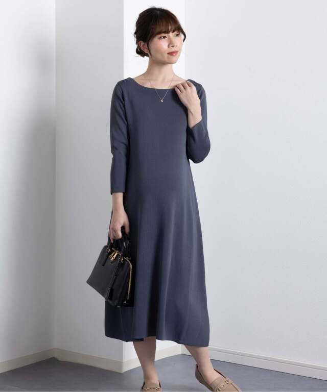 Aライン ニットワンピース レディース | マタニティウェア・授乳服の