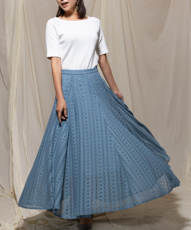 プレーンニット 付け襟 半袖トップス レディース | マタニティウェア