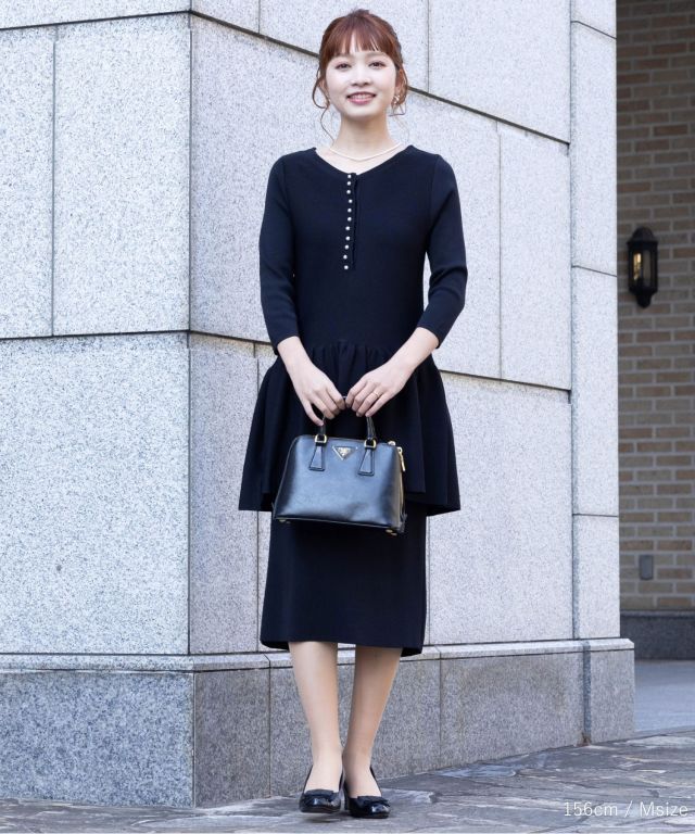 前後2WAYブラウス風ニット セットアップ | マタニティウェア・授乳服の