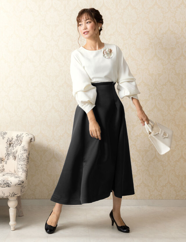 タフタフレアスカート レディース/ボトムス | マタニティウェア・授乳