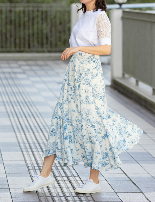 総柄マーメイドスカート レディース/ボトムス | マタニティウェア