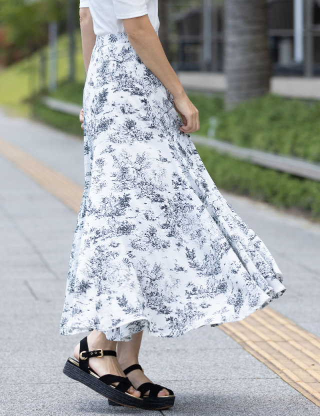 総柄マーメイドスカート レディース/ボトムス | マタニティウェア