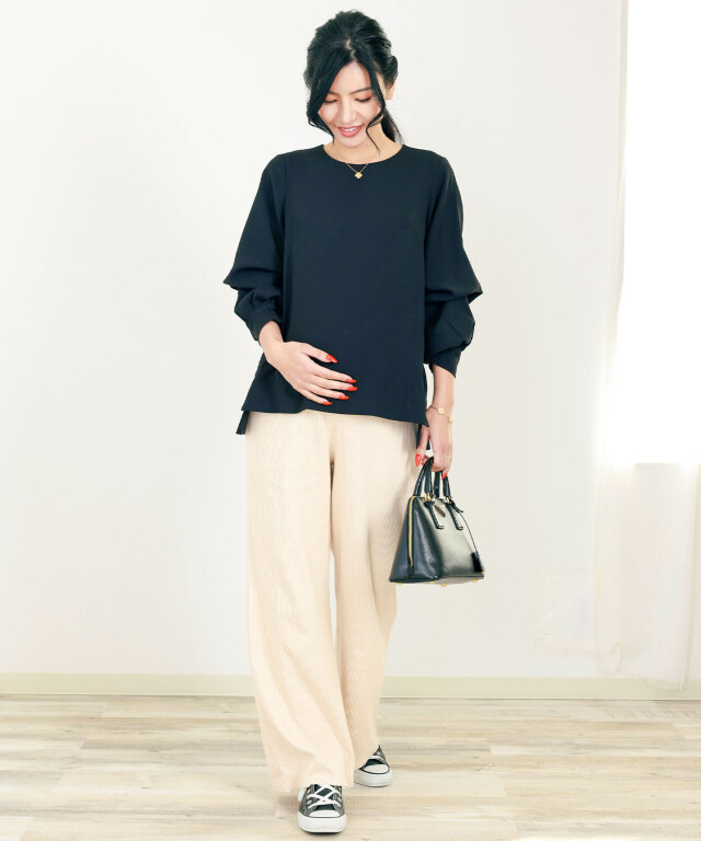 袖2WAYブラウス レディース/トップス | マタニティウェア・授乳服の