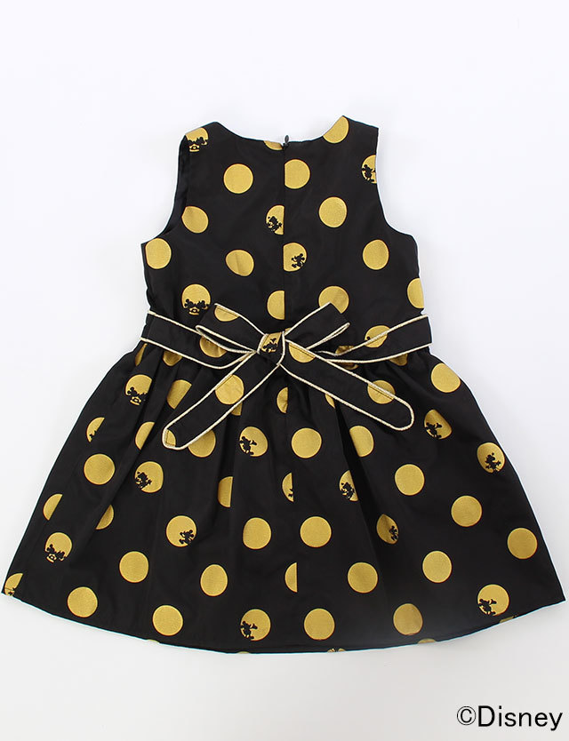 ディズニー ミッキー ミニー ドット柄ドレス