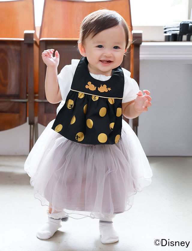 ディズニー/ミッキー＆ミニー】ドット柄スタイ