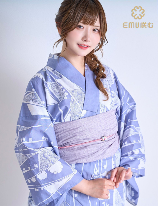 浴衣【涼竹】 7点セット(ゆかた・兵児帯・下駄・腰ひも・着付け説明書