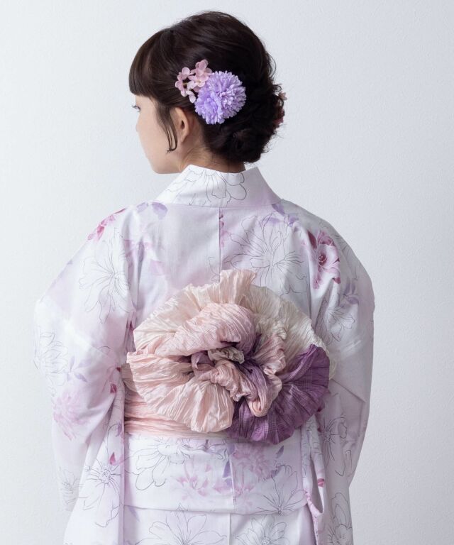 新品　小千谷縮　兵児帯　グラデーション 新品 小千谷縮 兵児帯 グラデーション 新品 小千谷縮 兵児帯