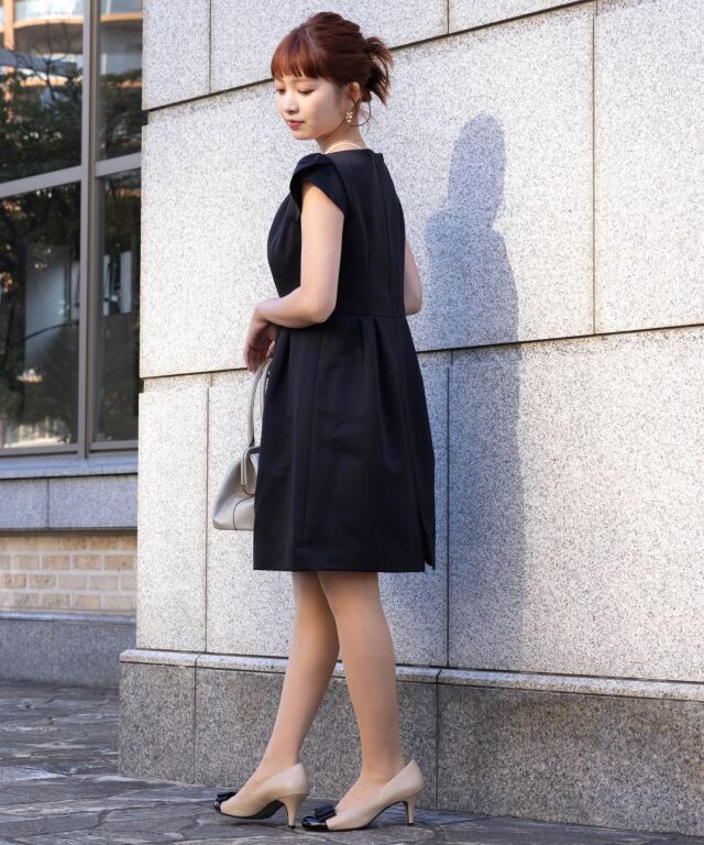 授乳服マタニティウェア 日本製 チューリップスリーブ グログラン