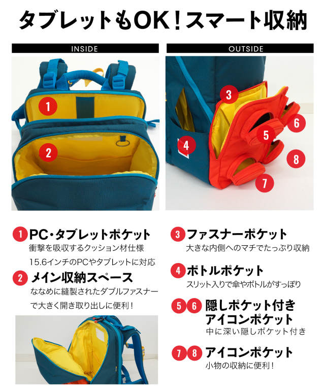 LEGO Petersen ランドセル(23L) リバーシブルカバー付き スクール