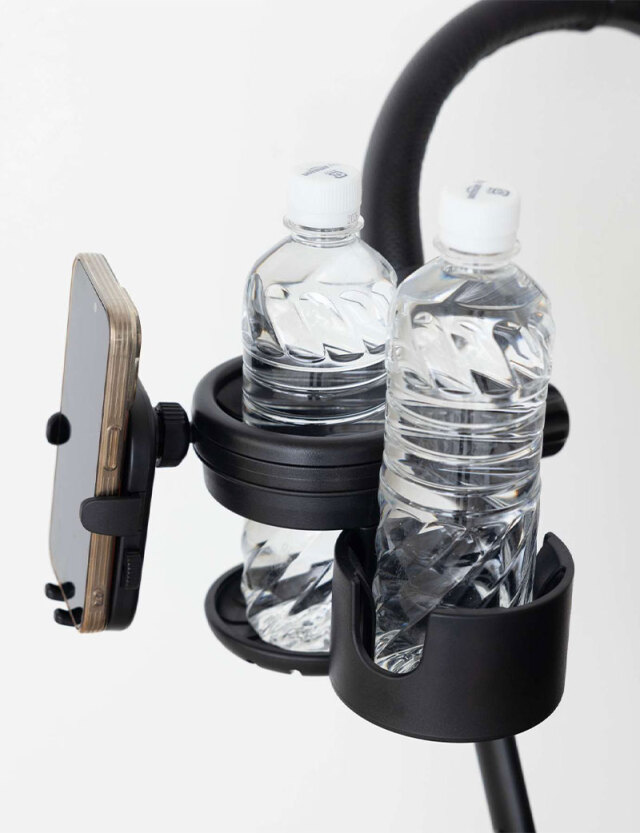 ベビーカー用 ドリンクホルダー ツーボトルタイプ