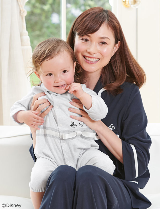 スウィートマミー限定ディズニーデザイン ディズニーコレクション ミッキー ミニー 配色2wayカバーオール