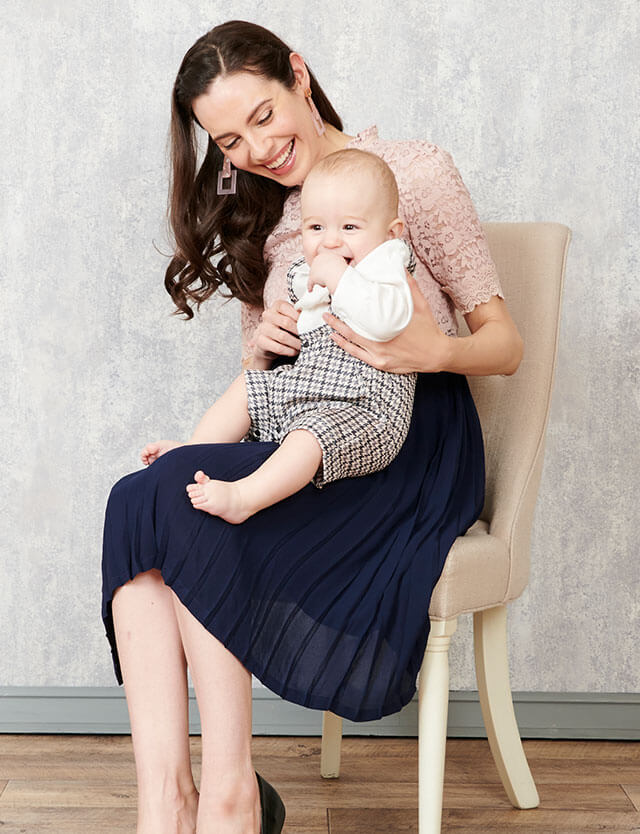 異素材ドッキング カバーオール ベビー服フォーマル | マタニティ