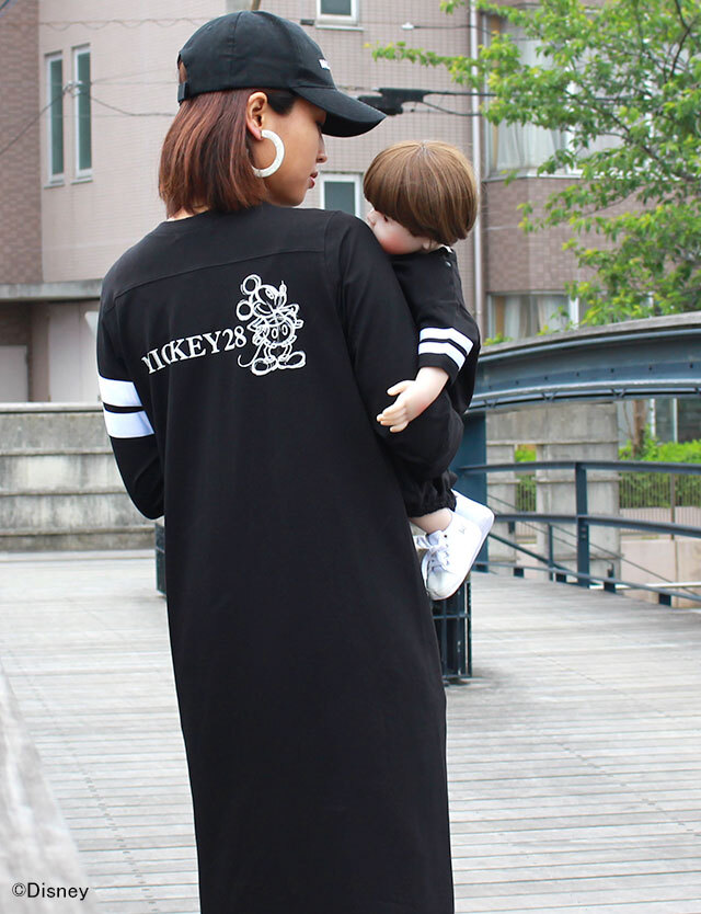 スウィートマミー限定ディズニーデザイン ディズニーコレクション ミッキー プリントベビーカバーオール