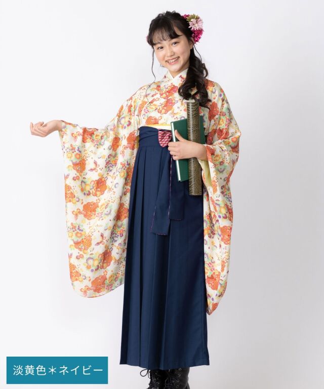 卒業式に!袴(簡単着付け)、半襦袢(肌着)セット 小学生 卒業式袴 半襦袢付き 袴セット 着付け不要 小学生袴 卒業